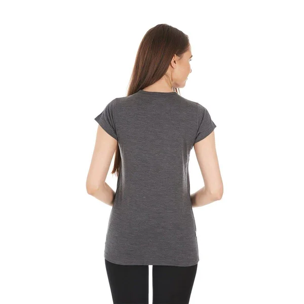 Minus33 Merino Wool Women's Appalachia Lightweight Short Sleeve Crew, Radiant Violet, X-Small