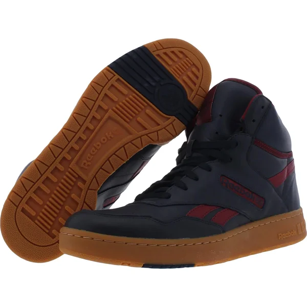 Bb 4600 Mens Fitness Running Basketball Shoes - 4.5, Night Navy/Collegiate Burgundy/ Reebok Rubber Gum
