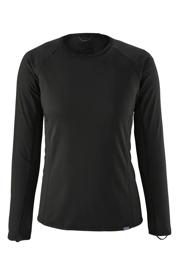 Patagonia Women's Capilene Midweight Crew - Black XL