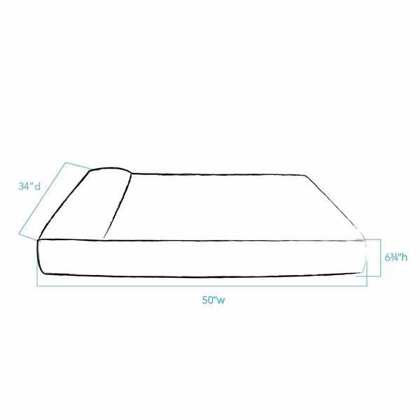 Carolina Pet Company Large Pet Lounger Sage x Large