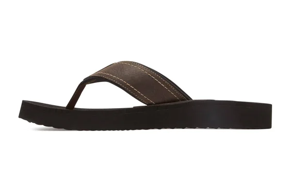 Dunham Men's Carter Flip-Flop - Size: 8, Brown Leather
