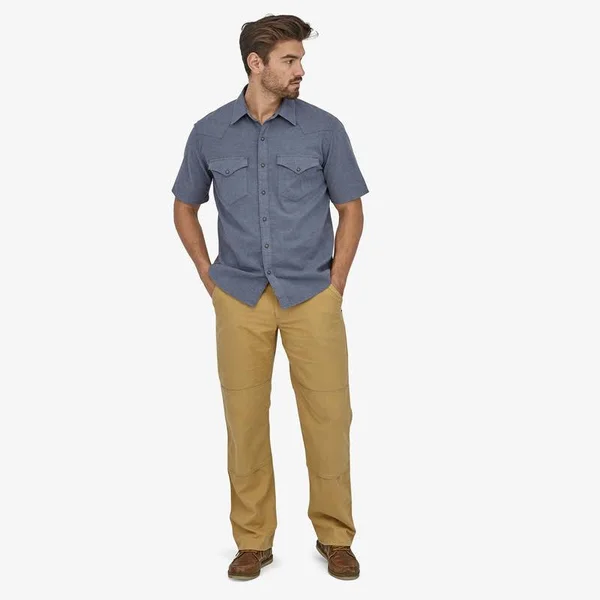 Patagonia Men's All Seasons Hemp Canvas Double Knee Pants - Short - Neutral - 55780 - 42