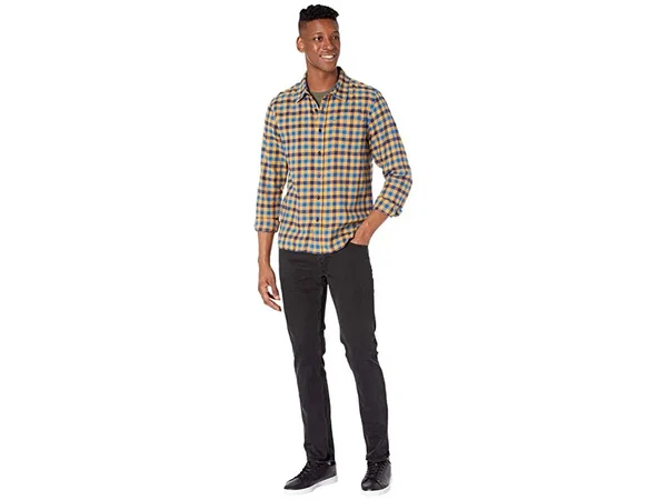 Outerknown Transitional Flannel Shirt - Men's Marigold Ashbury Plaid - M