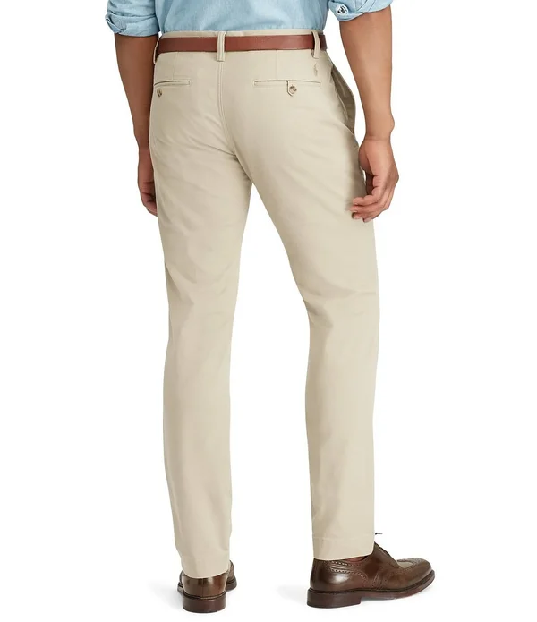 Polo Ralph Lauren Men's Straight-Fit Stretch Chino Pants - Black