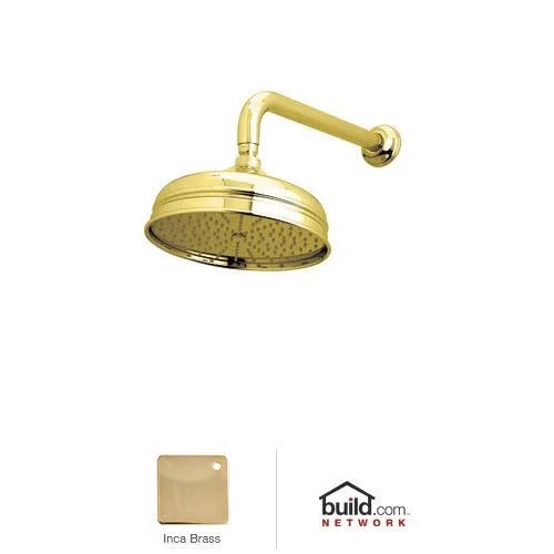 Rohl Inca Brass 8x22 Bordano Anti-Cal Showerhead