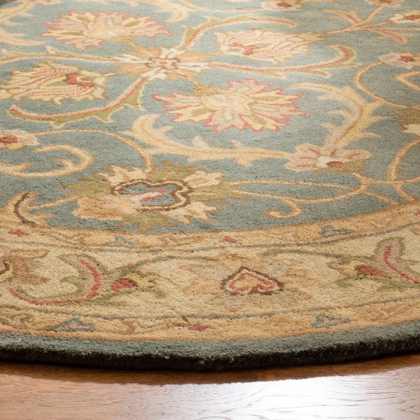 Safavieh Heritage HG811B 3&6x22 x 3&6x22 Round Blue - Beige Area Rug