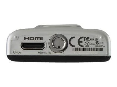 Flip Video MinoHD M2120M - Camcorder - 720p - 1.6 MP - flash 8 GB - internal flash memory - brushed metal