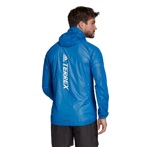 Adidas Terrex Agravic Waterproof Jacket - Blue - x Small