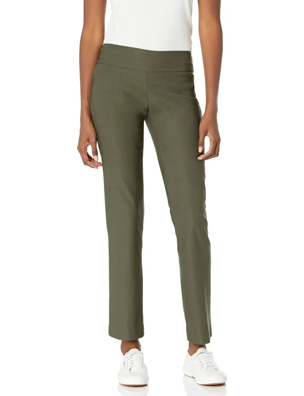 Nic+Zoe Wonderstretch Pants Women's Rich Olive : 8 31