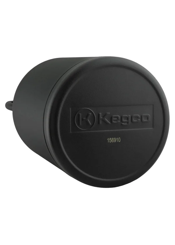 Kegco Grizzly Double Wall Flip Top Beer 64 oz Growler - Black