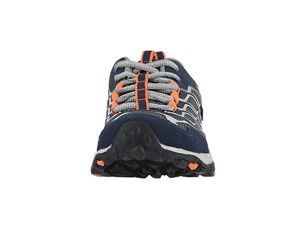 Merrell Kid's Moab FST Low Waterproof - Size: 6, Navy/Grey/Orange