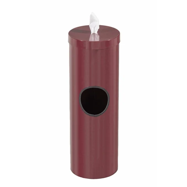 Glaro Steel Disinfecting Wipe Dispenser with 2 Gallon Waste Receptacle - F1028-BL-AW1, Blue