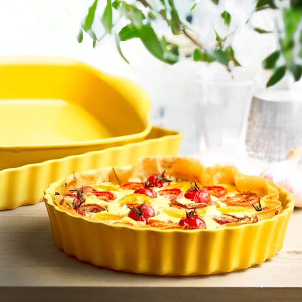 Emile Henry Deep Flan Dish, 1.2 qt, Clay