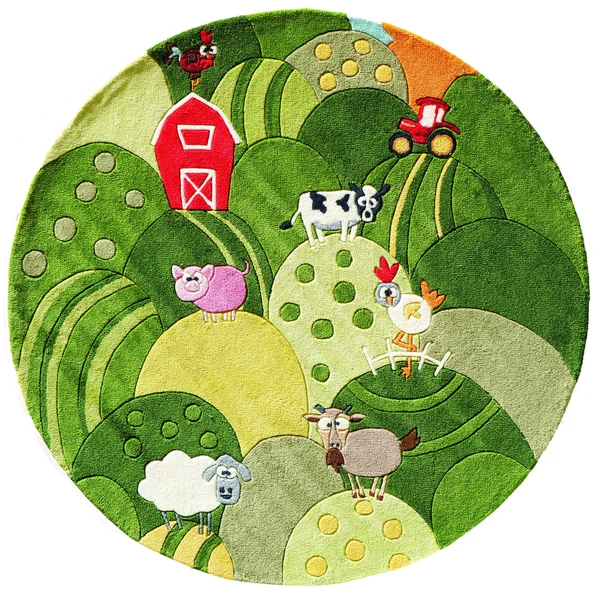 Momeni Lil Mo Whimsy Area Rug, Grass, 2& x 3&