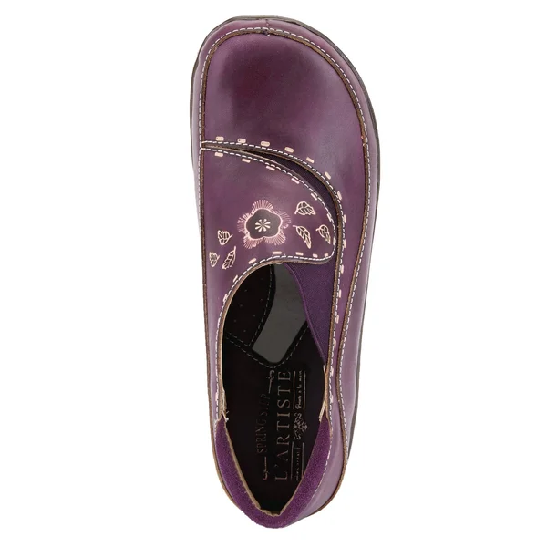 L&Artiste by Spring Step Women's Burbank Clog - Olive Green Leather
