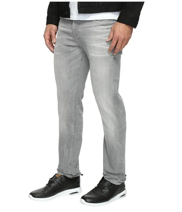 Scotch & Soda - Ralston Sand and Stone Grey Regular Slim Fit Jeans - Denim - Grey, 33/32 - Grey/Grey
