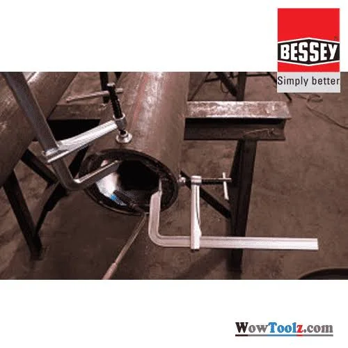 Bessey GZ30K All-Steel Table CLAMP, Grey/Red, 300/140 mm