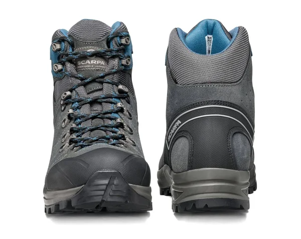 Scarpa Men's Kailash Trek GTX - 45, Shark Grey/Lake Blue