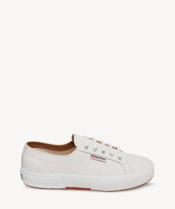 Superga 2750 Leather Sneaker - Women's - White