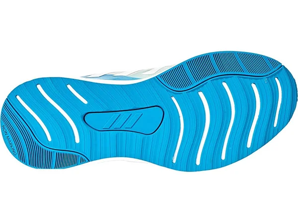 Adidas Youth FortaRun Running Shoes 4.5 - Tan/Baby Blue/White