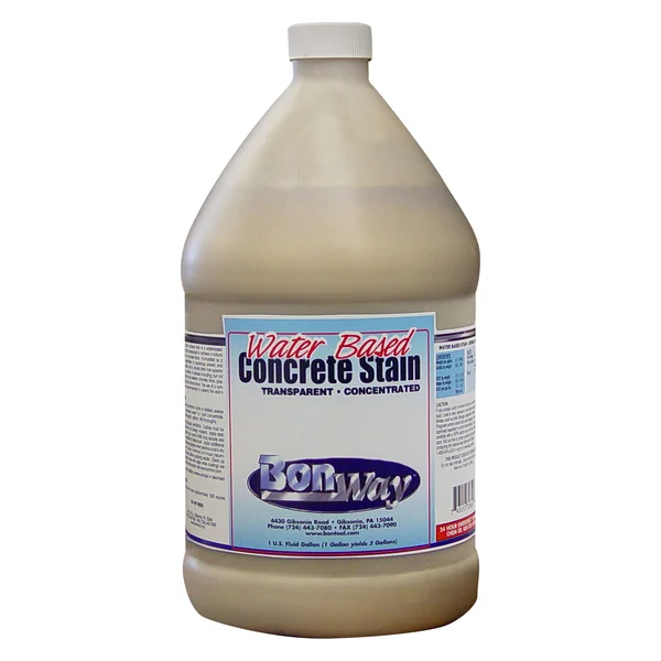 BonWay 32-860 1 gal. Amber Water Based Concrete Stain