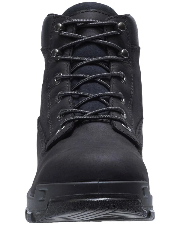 Men's Wolverine Chainhand Waterproof Steel Toe Work Boot, Size: 9.5, Black