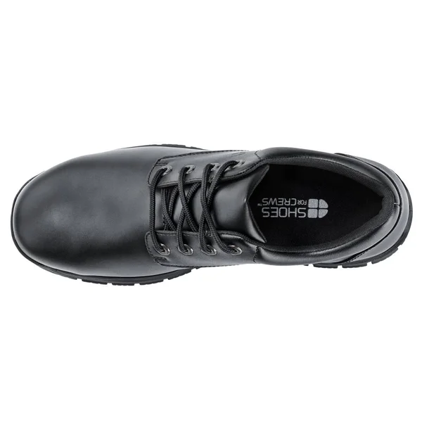 Shoes for Crews Men's Cade Slip Resistant Oxford Shoes - Steel Toe - Black Size 10.5(W)