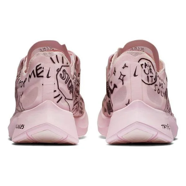 Mens Nike Zoom Fly SP Running Shoes White/Pink Size 8.5