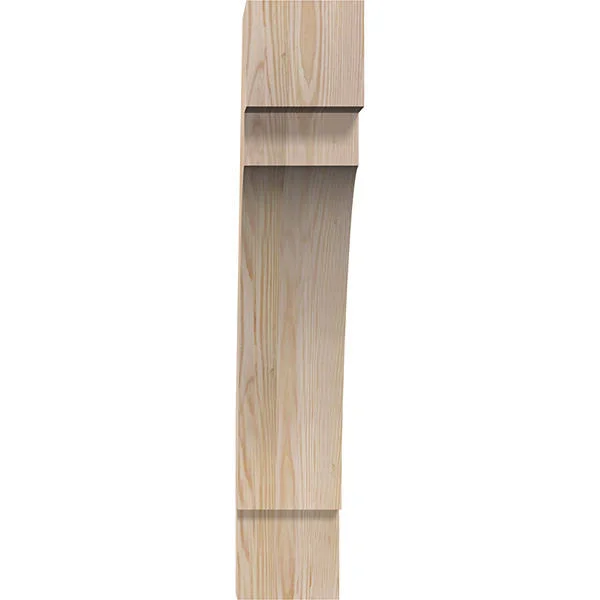 Ekena Millwork 5 1/2x22W x 24x22D x 30x22H Merced Smooth Brace, Douglas Fir