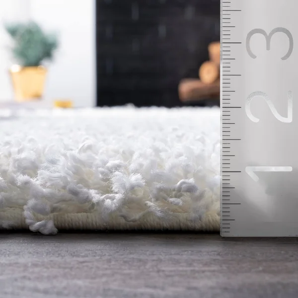 nuLOOM White Shag Rug 10&x13&