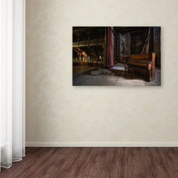 Trademark Fine Art 'Show Interrupted' Canvas Art by Adrian Popan - Size: 16x24