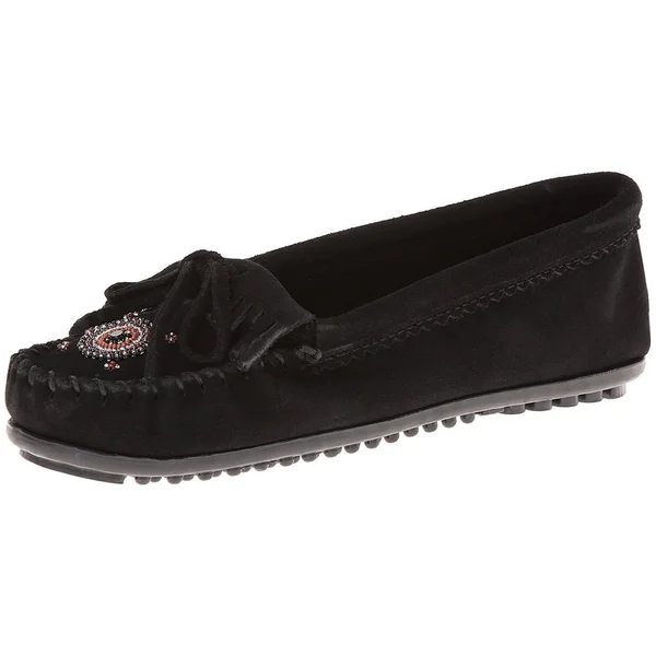 Minnetonka Women's Me to We Moccasin 8.5 - Dusty Brown
