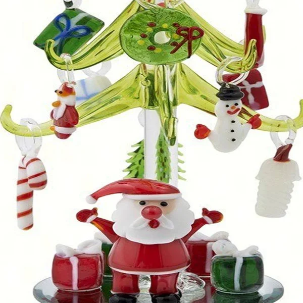 LS Arts XM-626 Tree - Green - Santa - 8 inch - GB