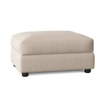 Madison Ottoman Wayfair Custom Upholstery Body Fabric: Curious Pearl