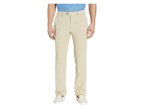 Tommy Bahama Monterey Flat-Front Pants - Dusty Mahogany 30 30