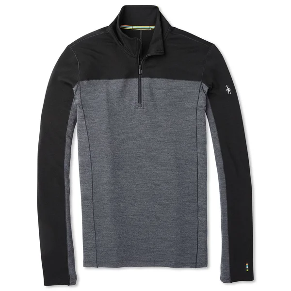 Smartwool Men's Merino Sport 250 Long Sleeve 1/4 Zip - Black - M