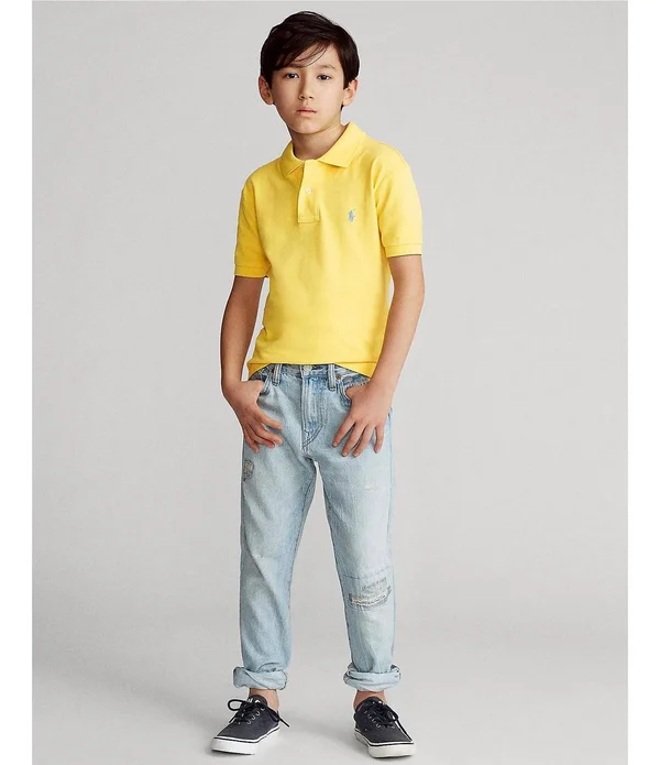 Polo Ralph Lauren Childrenswear Big Boys 8-20 Short-Sleeve Essential Mesh Polo Shirt - L