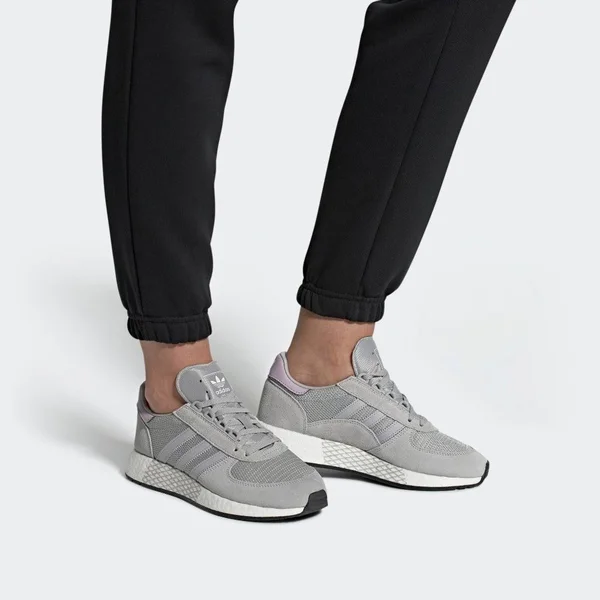 Adidas Marathon Tech Shoes Grey Two 11 - Womens Originals Shoes