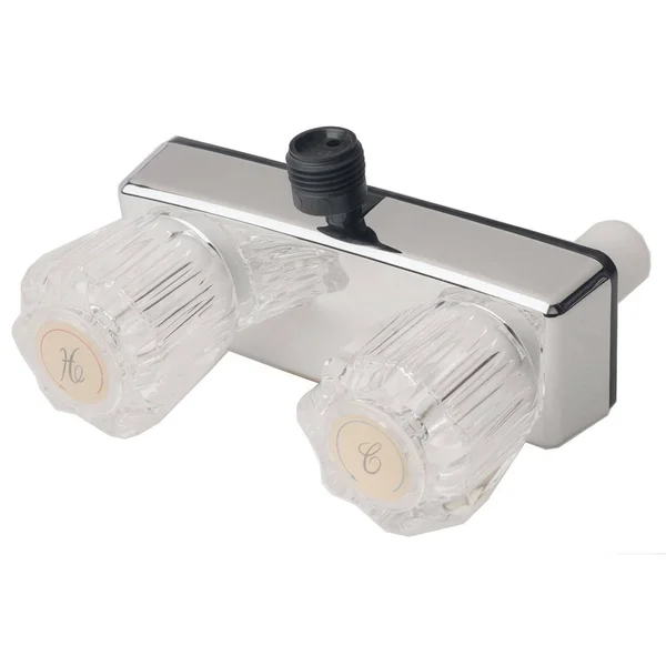 Builders Shoppe 3220acp 4120cp RV Motorhome Replacement Non-Metallic Two Handle Shower Faucet Valve Diverter with Matching Hand