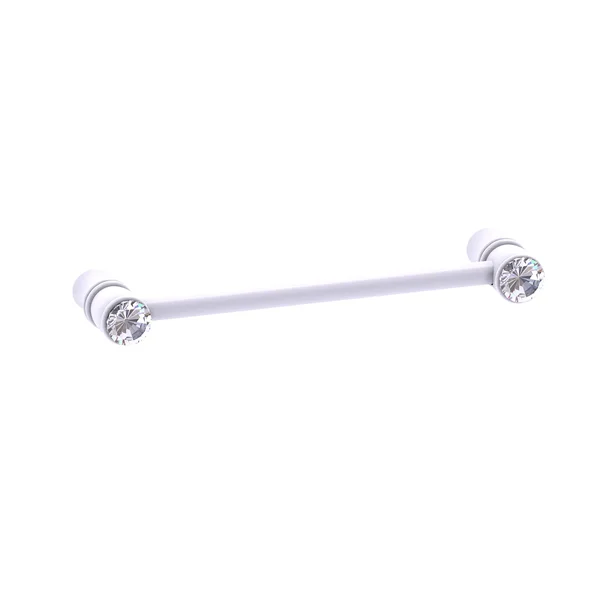 Carolina Crystal Collection Cabinet Pull - Matte White - 5 inch