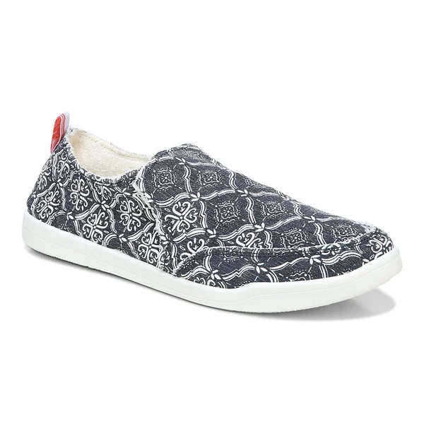Vionic Malibu Mosaic Canvas Washable Slip-On Sneakers - 10m