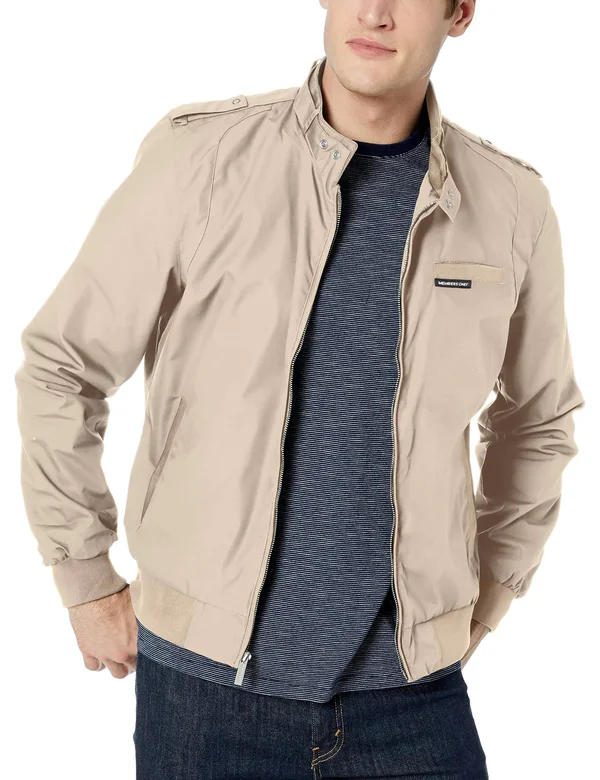 Member&s Only Men's Iconic Racer Lightweight Jacket - Khaki
