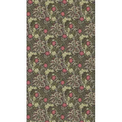 Compilation Seaweed 33& L x 20.5x22 W Smooth Wallpaper Roll Morris & Co.