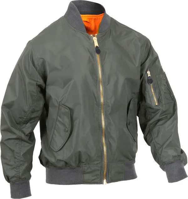 Rothco - Lightweight MA-1 Sage Green Flight Jacket
