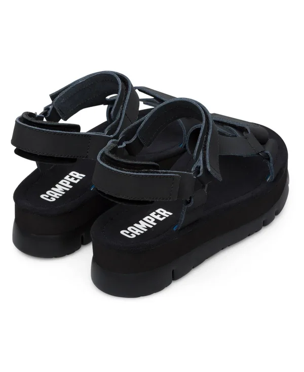Camper Women's Oruga Up Sandal - Black