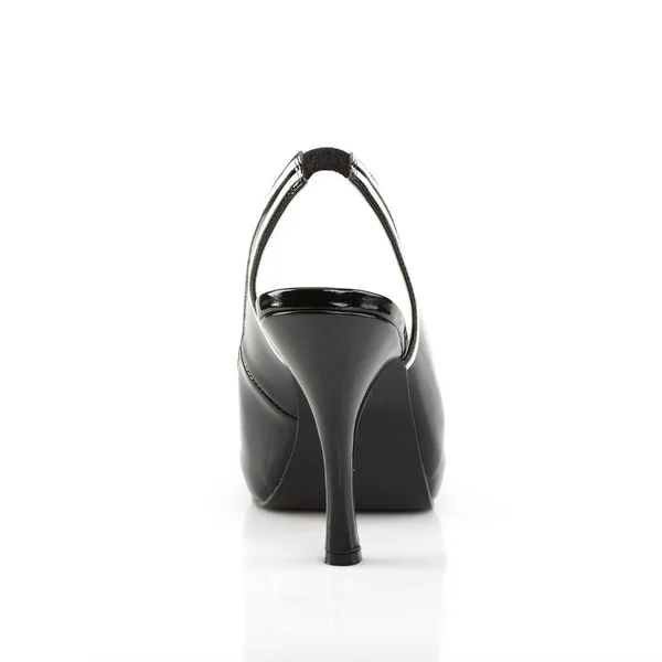 Pleaser Pink Label PINUP-10 - 4 1/2x22 Slingback Sand - Blue/White 9