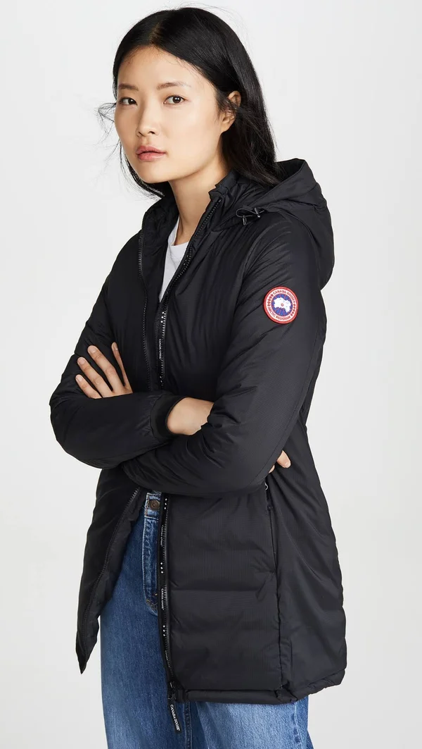 Canada Goose Women's Camp Hooded Jacket Matte Finish - Black, 2XS