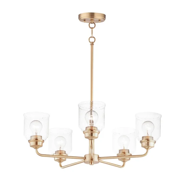 Maxim Lighting 12266CDHR Acadia - 5 Light Chandelier Heritage Finish