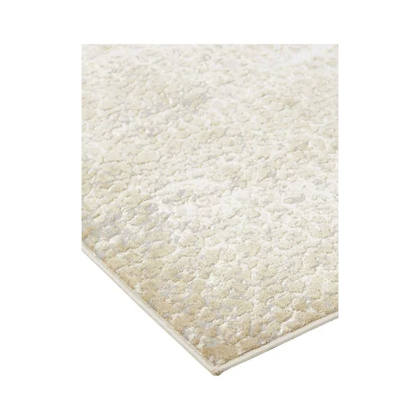 Feizy Aura 3739F Ivory Gold Rug - 6 ft 7 in x 9 ft 6 in