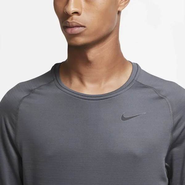 Nike Pro Warm Men's Long-Sleeve Top in Grey - Size: S Tall, CU6740-068